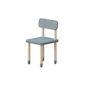 Preview: Flexa Dots Kinder-Stuhl eckig Light Blue Preview: Flexa Dots Kinder-Stuhl eckig Light Blue