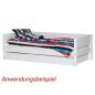 Preview: Flexa White Einzelbett 90x190 Pfosten in weiß Preview: Flexa White Einzelbett 90x190 Pfosten in weiß