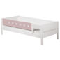 Preview: Flexa White Einzelbett 90x200 cm vordere Sicherung rosa Preview: Flexa White Einzelbett 90x200 cm vordere Sicherung rosa