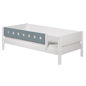 Preview: Flexa White Einzelbett 90x200 Frosty Blue Pfosten weiß Preview: Flexa White Einzelbett 90x200 Frosty Blue Pfosten weiß