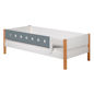Preview: Flexa White Einzelbett 90x200 Frosty Blue Pfosten birke Preview: Flexa White Einzelbett 90x200 Frosty Blue Pfosten birke
