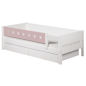 Preview: Flexa White Einzelbett 90x190 cm Schübe u. Sicherung rosa Preview: Flexa White Einzelbett 90x190 cm Schübe u. Sicherung rosa