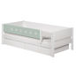 Preview: Flexa White Einzelbett 90x190 cm Schübe u. Sicherung mint Preview: Flexa White Einzelbett 90x190 cm Schübe u. Sicherung mint
