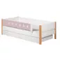 Preview: Flexa White Einzelbett 90x190 cm Schübe u. Sicherung rosa