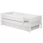Mobile Preview: Flexa White Einzelbett 90x190 cm Schübe u. Sicherung weiß