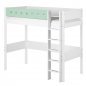 Preview: Flexa White Hochbett 90x190 gerade Leiter weiß/mintgrün Preview: Flexa White Hochbett 90x190 gerade Leiter weiß/mintgrün