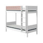 Preview: Flexa White Hohes Etagenbett 90x200 gerade Leiter in Weiß/Light Rose Preview: Flexa White Hohes Etagenbett 90x200 gerade Leiter in Weiß/Light Rose