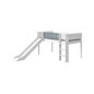 Preview: Flexa White Rutschbett 90x190 gerade Leiter in Weiß/Frosty Blue Preview: Flexa White Rutschbett 90x190 gerade Leiter in Weiß/Frosty Blue