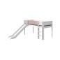 Preview: Flexa White Rutschbett 90x200 gerade Leiter in Weiß/Light Rose Preview: Flexa White Rutschbett 90x200 gerade Leiter in Weiß/Light Rose