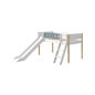 Preview: Flexa White Rutschbett 90x190 Schrägleiter in Weiß/Birke/Blau Preview: Flexa White Rutschbett 90x190 Schrägleiter in Weiß/Birke/Blau