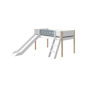 Preview: Flexa White Rutschbett 90x190 Schrägleiter in Weiß/Birke/Frosty Blue Preview: Flexa White Rutschbett 90x190 Schrägleiter in Weiß/Birke/Frosty Blue