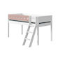 Preview: Flexa White Spielbett 90x190 Schrägleiter in Weiß/Light Rose Preview: Flexa White Spielbett 90x190 Schrägleiter in Weiß/Light Rose