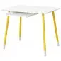 Preview: Flexa White Schreibtisch in deckend weiß/gelb