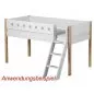 Preview: Flexa White vordere 3/4-Sicherung 200er aus MDF in weiß Preview: Flexa White vordere 3/4-Sicherung 200er aus MDF in weiß