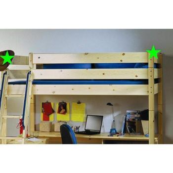 Maxi Sicherheitsumrandung für Bett 90x200 cm Natur