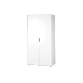 Flexa White Schrank 2 Türen Kanten/Fronten in weiß/weiß