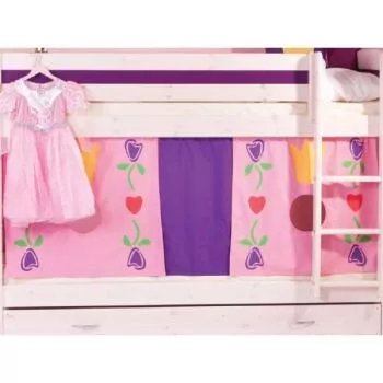 Flexa Basic Trendy 4-tlg. Vorhang 74 cm, lila/pink Prinzess