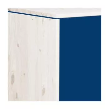 Flexa Classic Kleiderschrank 3 Türen, 2 Schubladen weiß/blau