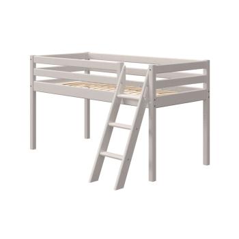 Flexa Spielbett 90x200 Schrägleiter in grau