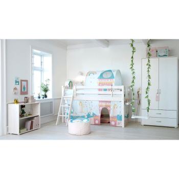 Flexa Spielbett 90x200 Schrägleiter in grau