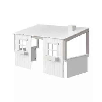 Flexa MyHouse Aufsatz 1/1 in 90x200 grau/weiß