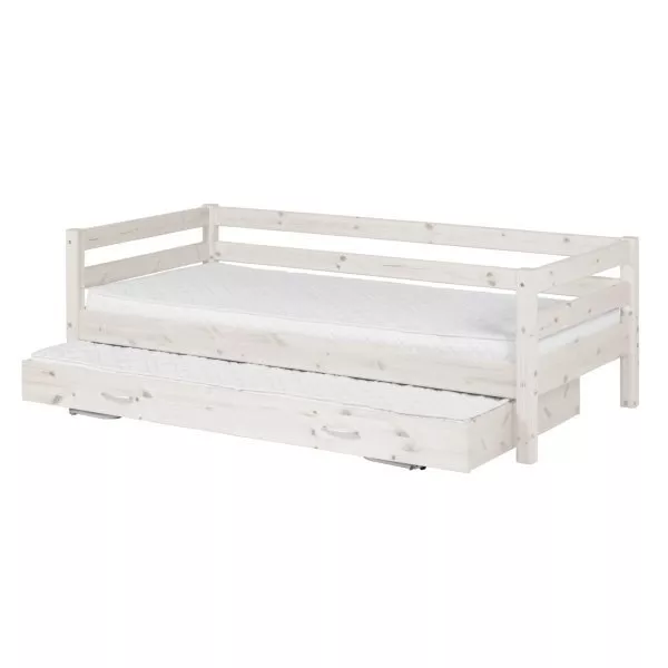 Flexa Classic Ausziehbett für 90x200 Betten in weiß