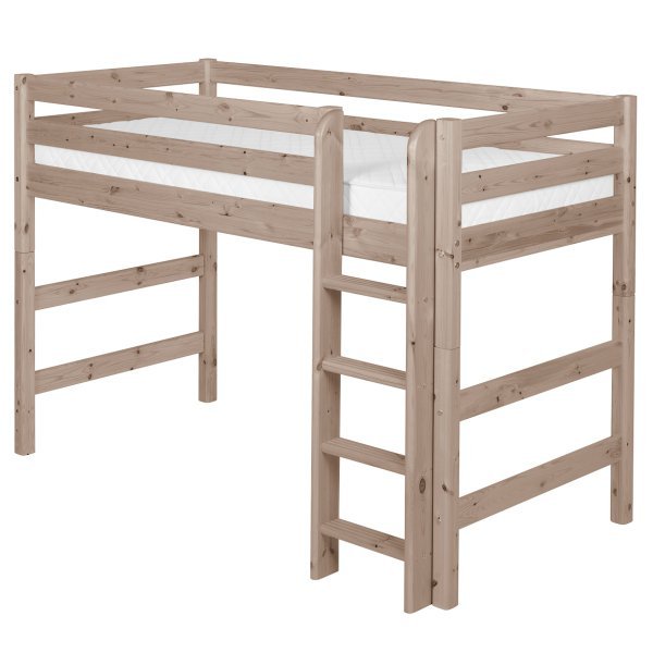 Flexa Classic Gerade Leiter für Mittelhochbett in terra