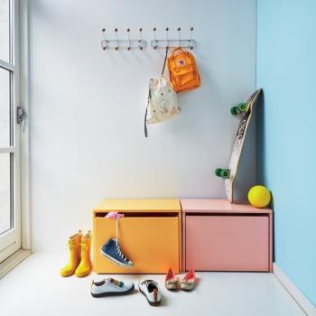 Flexa Play Bank mit Schublade in 60x35x42 cm mintgrün