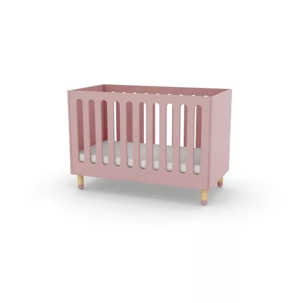Flexa Play Kinderbett / Babybett in 60x120 cm rosa