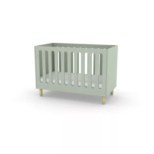 Flexa Play Kinderbett / Babybett in 60x120 cm mintgrün