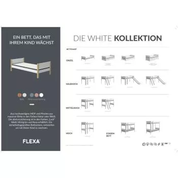 Flexa White Matratze für J.Bett 140/190x70x8