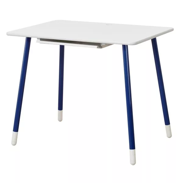 Flexa White Schreibtisch in deckend weiß/blau