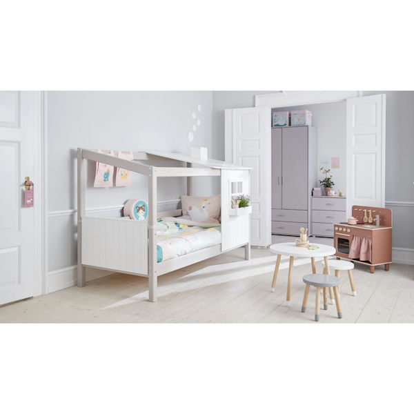 Flexa MyHouse 1/2 in 90x190 terra/lackweiß