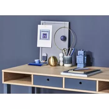 Flexa Popsicle Schreibtisch mit 4 Fächern in - Blueberry
