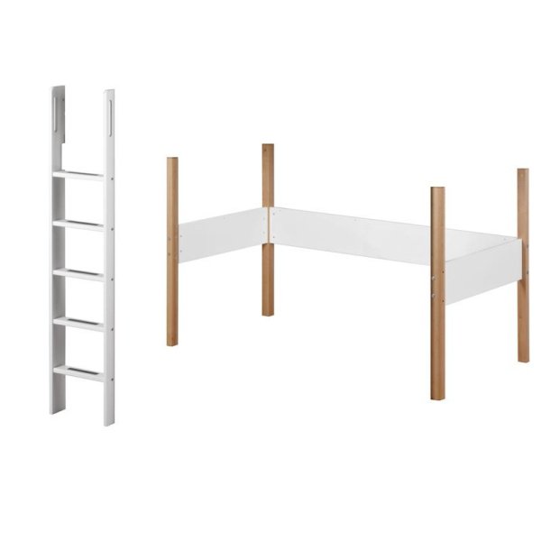 White Pfosten+ger. Leiter f. 90x200 Hochbett, birke - 403 € White Pfosten+ger. Leiter f. 90x200 Hochbett, birke - 403 €