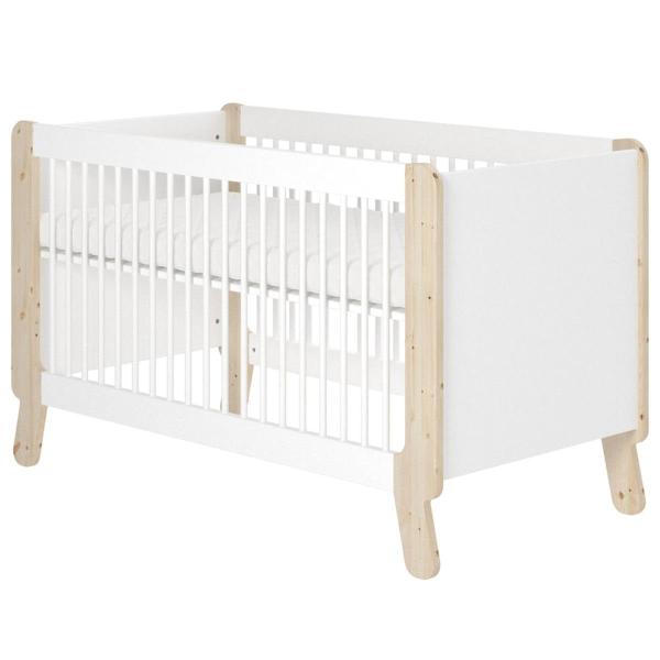 Flexa Näst Kinder-/Babybett Natur/Weiß Flexa Näst Kinder-/Babybett Natur/Weiß