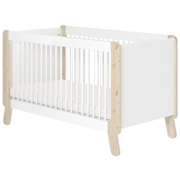 Flexa Näst Kinder-/Babybett Natur/Weiß Flexa Näst Kinder-/Babybett Natur/Weiß