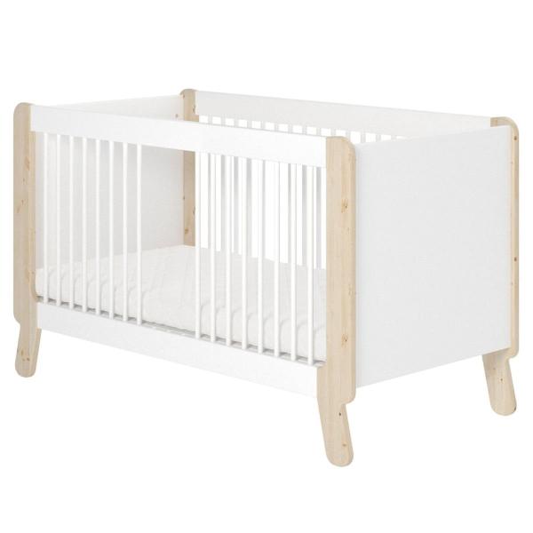 Flexa Näst Kinder-/Babybett Natur/Weiß Flexa Näst Kinder-/Babybett Natur/Weiß