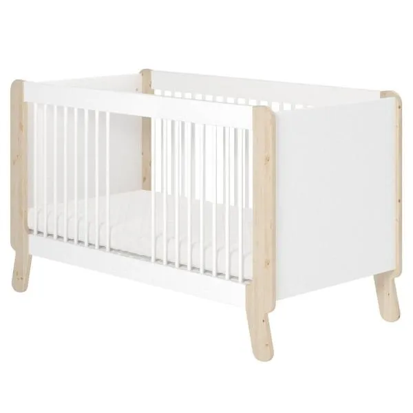Flexa Näst Kinder-/Babybett Natur/Weiß Flexa Näst Kinder-/Babybett Natur/Weiß