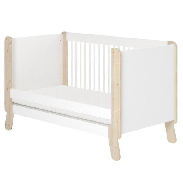 Flexa Näst Kinder-/Babybett Natur/Weiß Flexa Näst Kinder-/Babybett Natur/Weiß