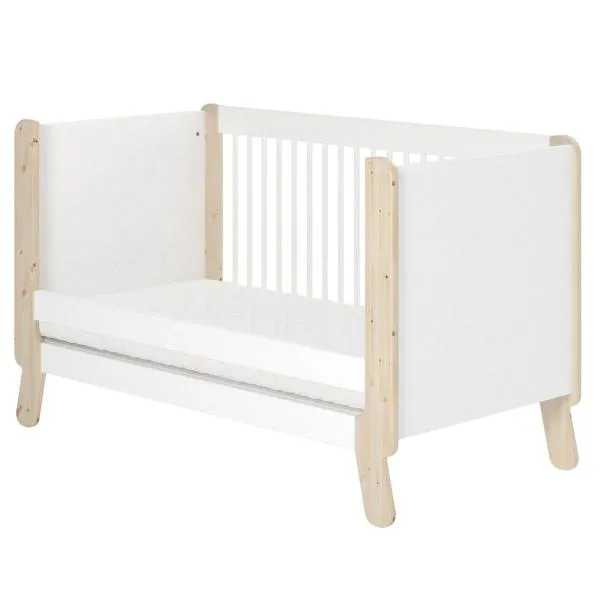 Flexa Näst Kinder-/Babybett Natur/Weiß Flexa Näst Kinder-/Babybett Natur/Weiß