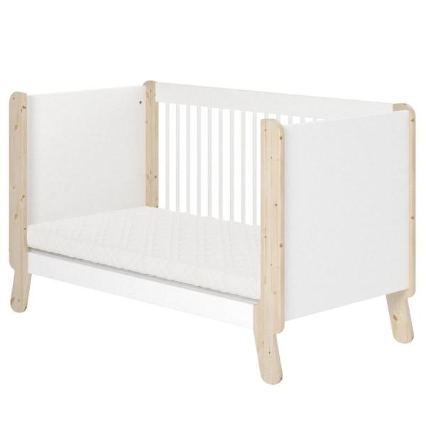 Flexa Näst Kinder-/Babybett Natur/Weiß Flexa Näst Kinder-/Babybett Natur/Weiß