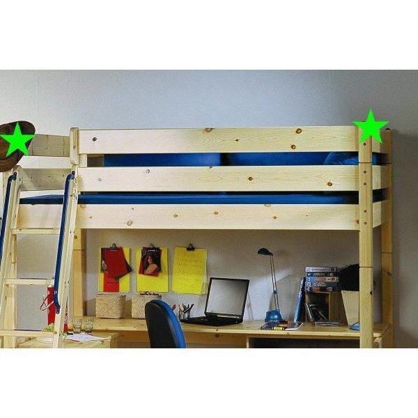 Maxi Sicherheitsumrandung für Bett 90x200 cm Natur Maxi Sicherheitsumrandung für Bett 90x200 cm Natur