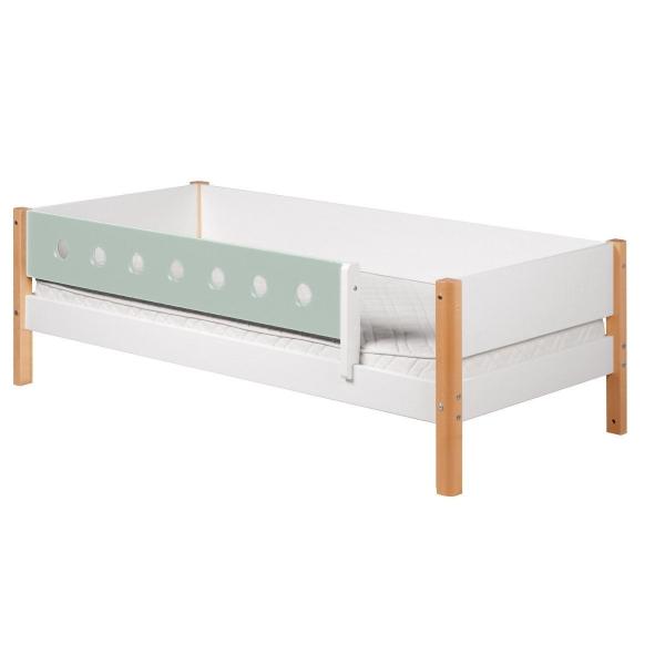 Flexa White Einzelbett 90x190 cm vordere Sicherung mint Flexa White Einzelbett 90x190 cm vordere Sicherung mint