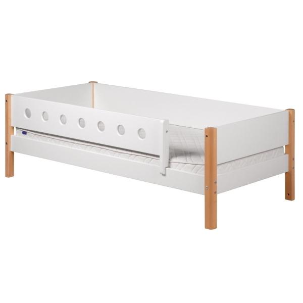 Flexa White Einzelbett 90x190 cm vordere Sicherung weiß Flexa White Einzelbett 90x190 cm vordere Sicherung weiß