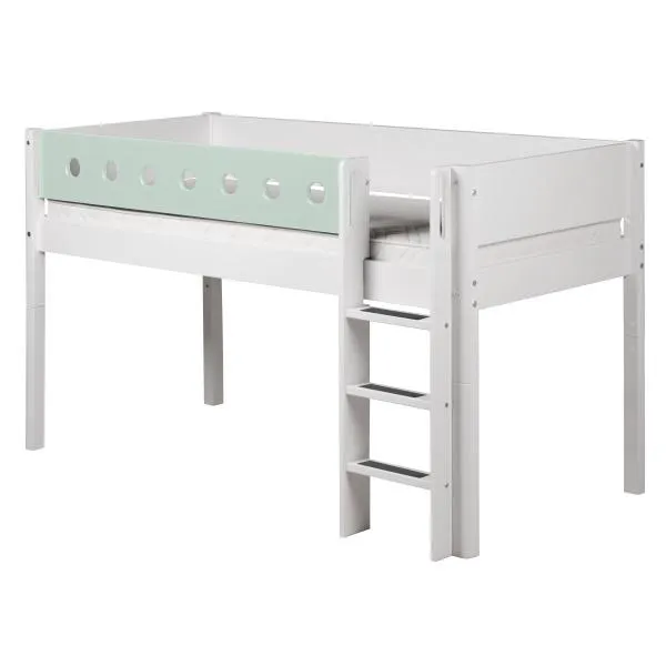 Flexa White Spielbett 90x190 gerade L. weiß/weiß/mintgrün Flexa White Spielbett 90x190 gerade L. weiß/weiß/mintgrün