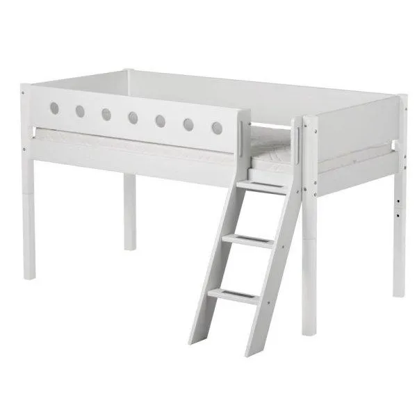 Flexa White Spielbett 90x190 Schrägleiter in weiß Flexa White Spielbett 90x190 Schrägleiter in weiß