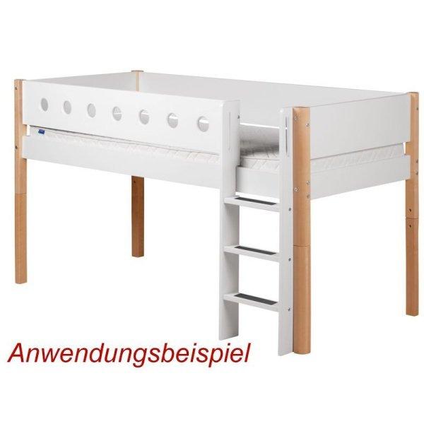 Flexa White Pfosten+ger. Leiter f. Spielbett in birke Flexa White Pfosten+ger. Leiter f. Spielbett in birke