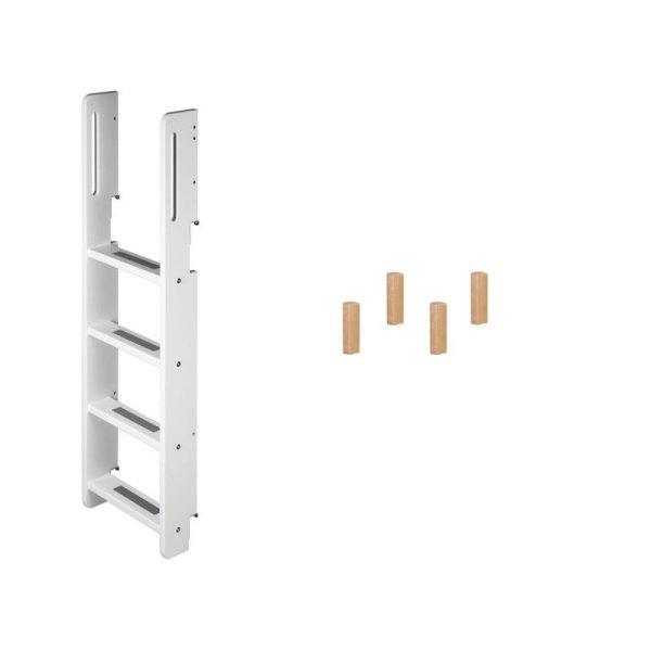 Flexa White Pfosten+ger. Leiter f. ETB in birke Flexa White Pfosten+ger. Leiter f. ETB in birke