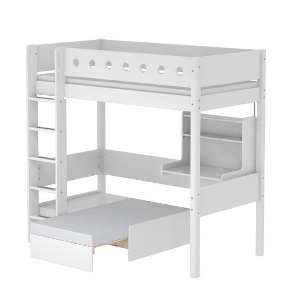 Flexa White Hochbett CASA 90x190 gerade L. weiß/weiß/weiß Flexa White Hochbett CASA 90x190 gerade L. weiß/weiß/weiß